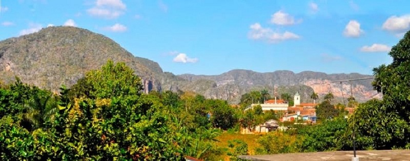 'View of the mountains' Casas particulares are an alternative to hotels in Cuba.